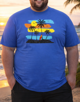 FRUIT OF THE LOOM T-shirt με στάμπα K1496 BIG